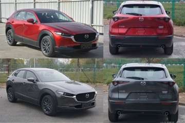 轴距2653mm长安马自达CX-30实车初次露脸