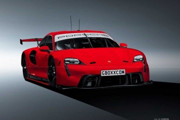 赛车元素满满保时捷TaycanRSR烘托图曝光