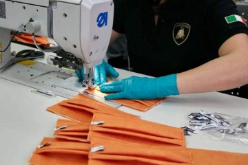 跨国车企转产医疗设备兰博基尼牌口罩你会买吗