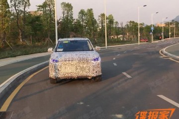 介于宋Pro和唐之间比亚迪全新SUV谍照