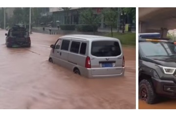 坦克出动，救援不停！自然灾害，我们并肩作战！